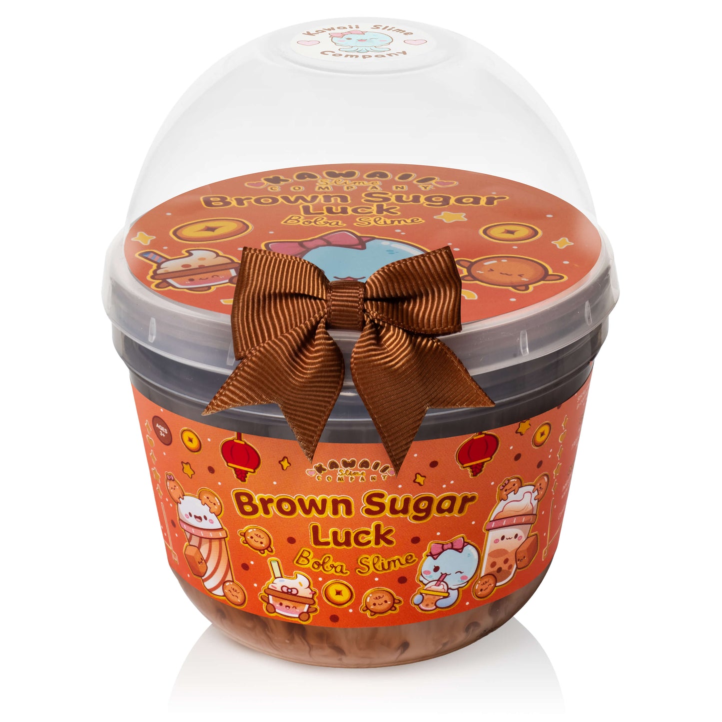 Brown Sugar Luck Boba Slime
