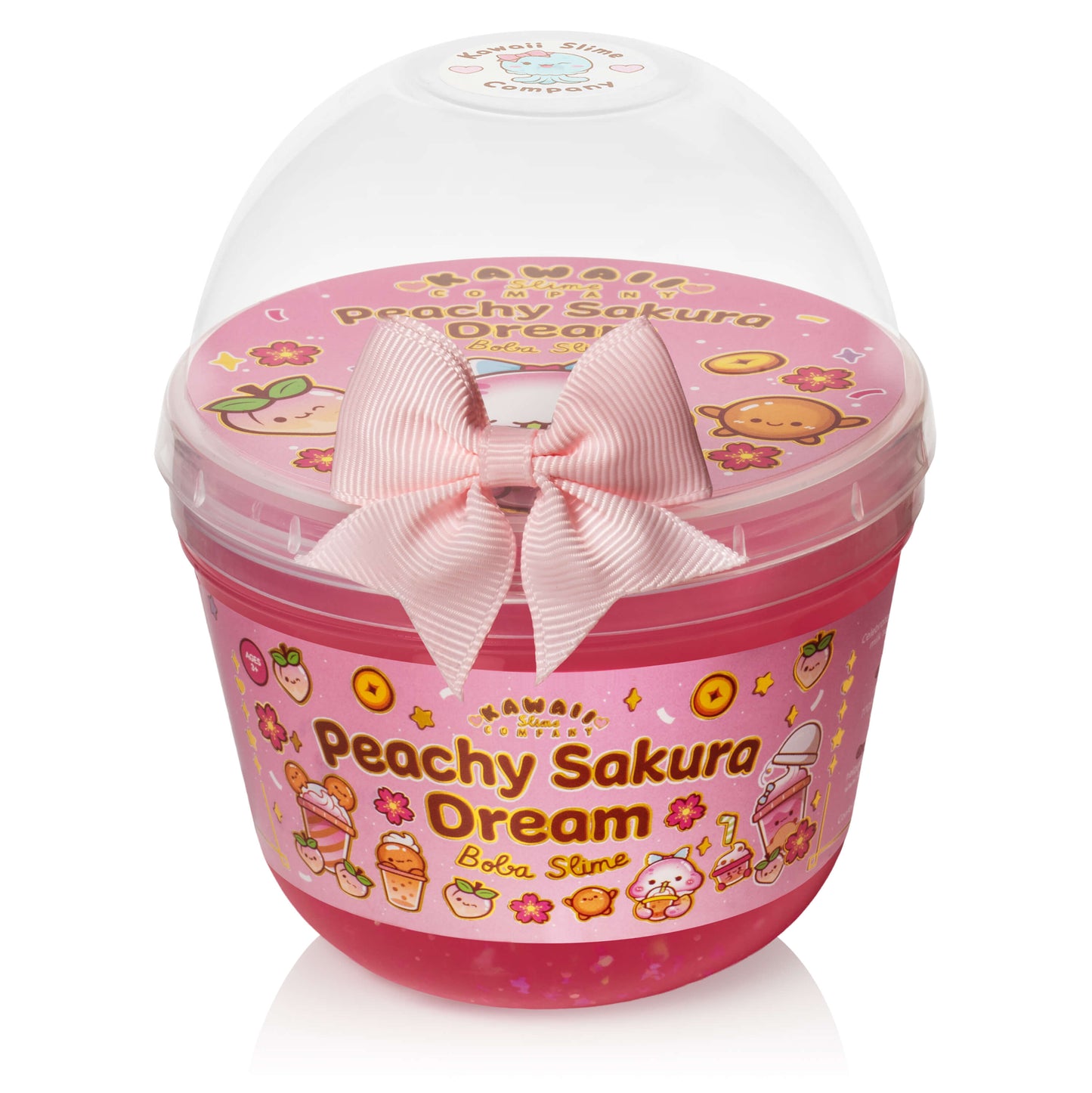 Peachy Sakura Dream Boba Slime